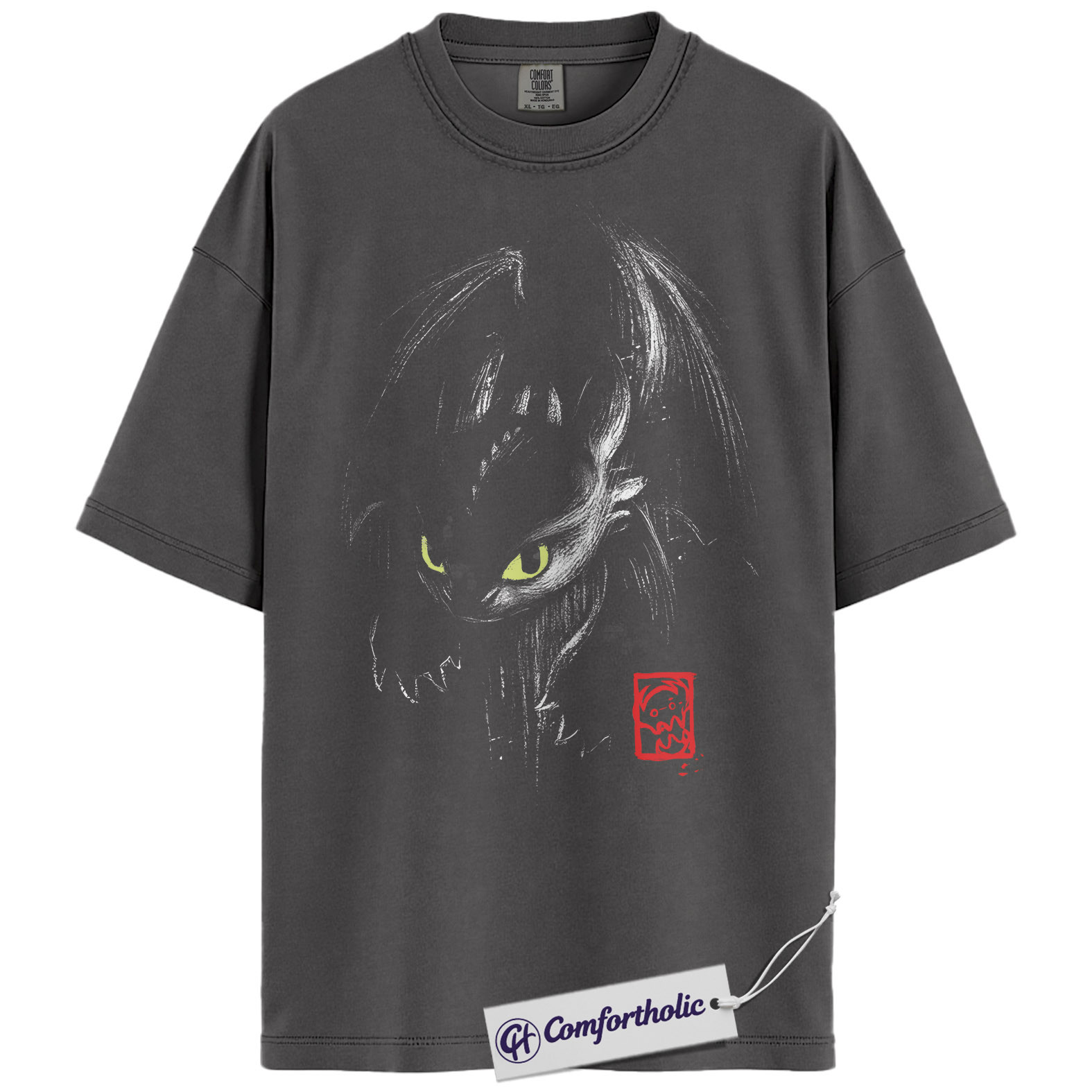 Toothless Shirt, How to Train Your Dragon Shirt, Anime Graphic Tee, Comfort Colors Shirt - Image 2