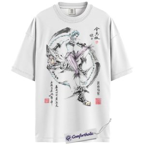 Alternative view of Jinx Shirt, League of Legends Shirt, LoL Shirt, Game Graphic Tee, Comfort Colors Shirt