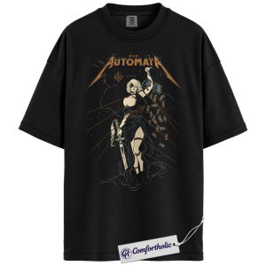 2B Shirt, NieR:Automata Shirt, Game Graphic Tee, Comfort Colors Shirt