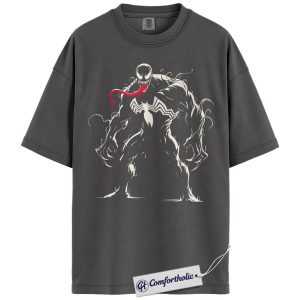 Alternative view of Venom Shirt, Marvel Comics Graphic Tee, Comfort Colors Shirt