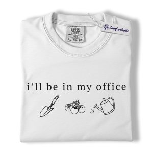 Alternative view of Gardening Shirt, Minimalist Garden Tools Graphic Tee, Plant Lover Gardener T-Shirt, Funny Gift for Gardeners, Comfort Colors Shirt