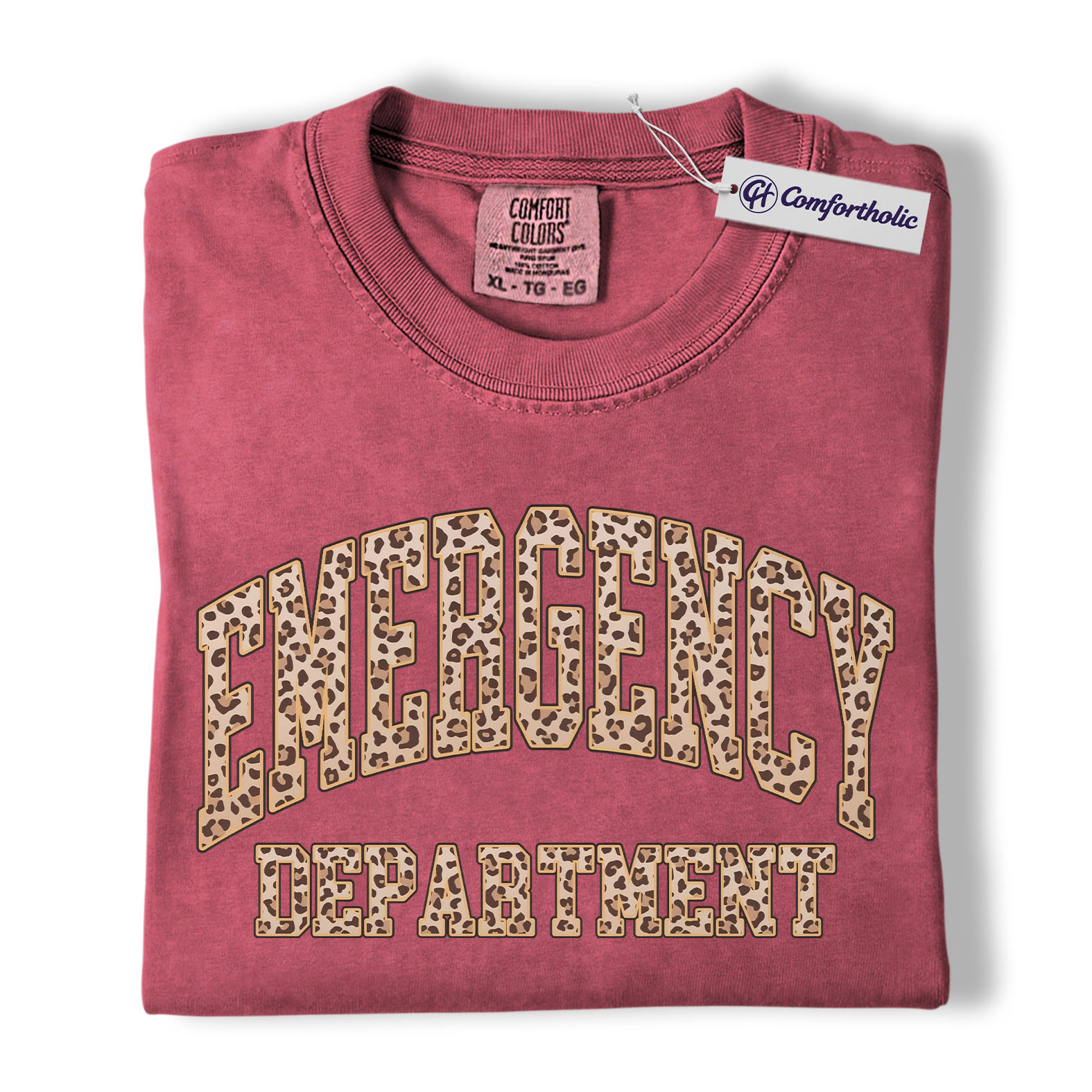 Emergency Department Shirt, Leopard Print Graphic Tee, ER Nurse T-Shirt, Gift for Nurses & Healthcare Workers, Comfort Colors Shirt - Image 19