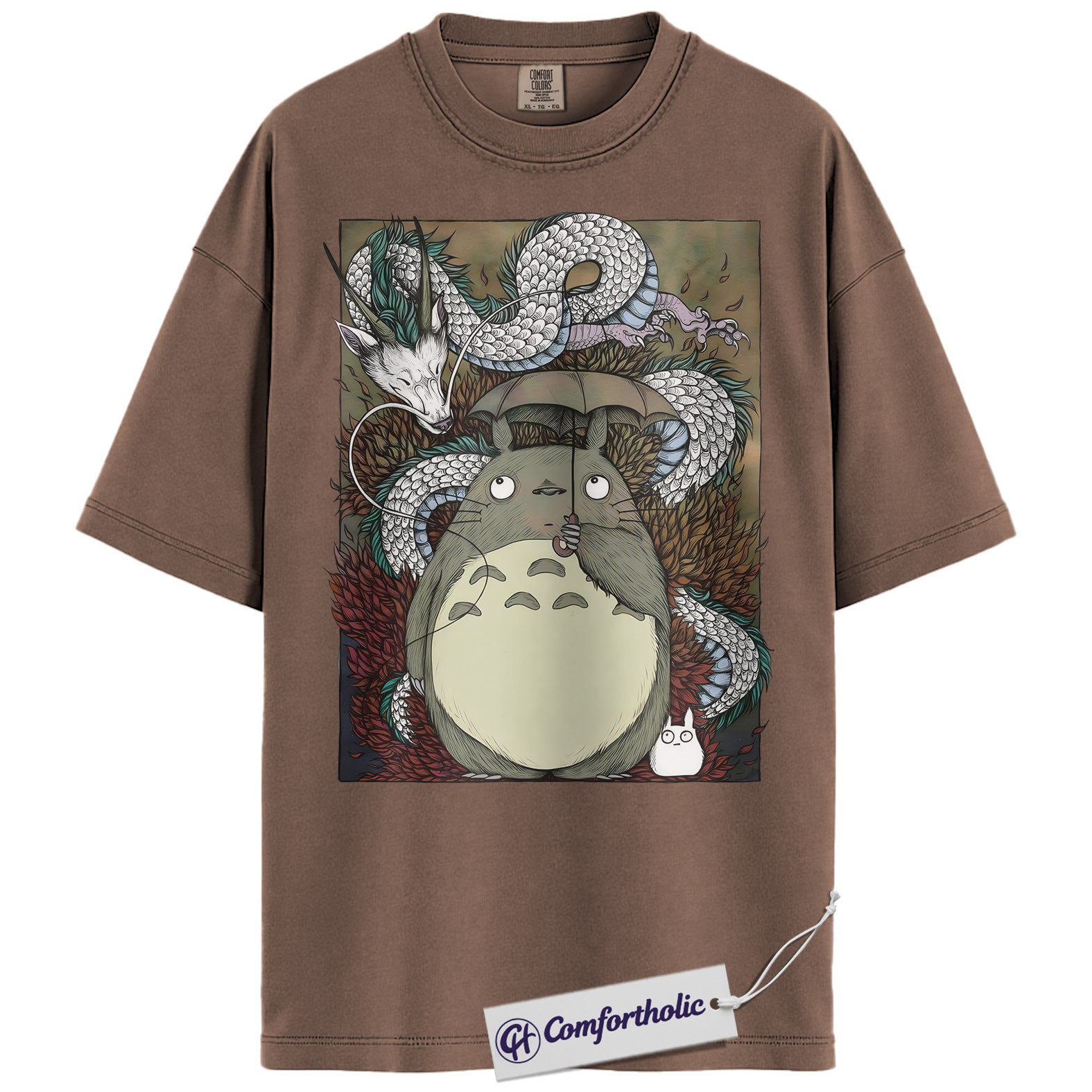 Haku Shirt, Spirited Away Shirt, My Neighbor Totoro Shirt, Studio Ghibli Shirt, Anime Graphic Tee, Comfort Colors Shirt - Image 19