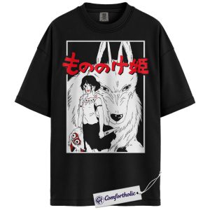 San Shirt, Princess Mononoke Shirt, Studio Ghibli Shirt, Anime Graphic Tee, Comfort Colors Shirt