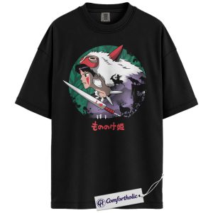 San Shirt, Princess Mononoke Shirt, Studio Ghibli Shirt, Anime Graphic Tee, Comfort Colors Shirt