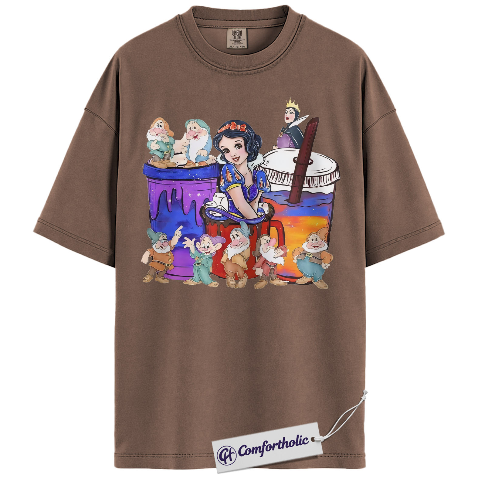 Snow White and the Seven Dwarfs Shirt, Anime Graphic Tee, Comfort Colors Shirt - Image 20