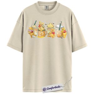 Winnie the Pooh Shirt, Anime Graphic Tee, Comfort Colors Shirt