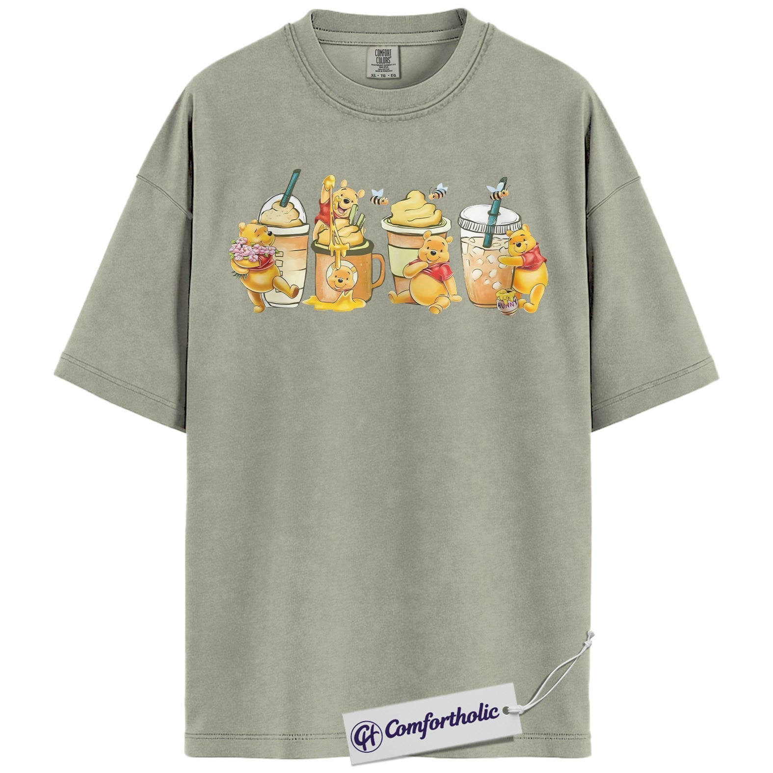 Winnie the Pooh Shirt, Anime Graphic Tee, Comfort Colors Shirt - Image 7