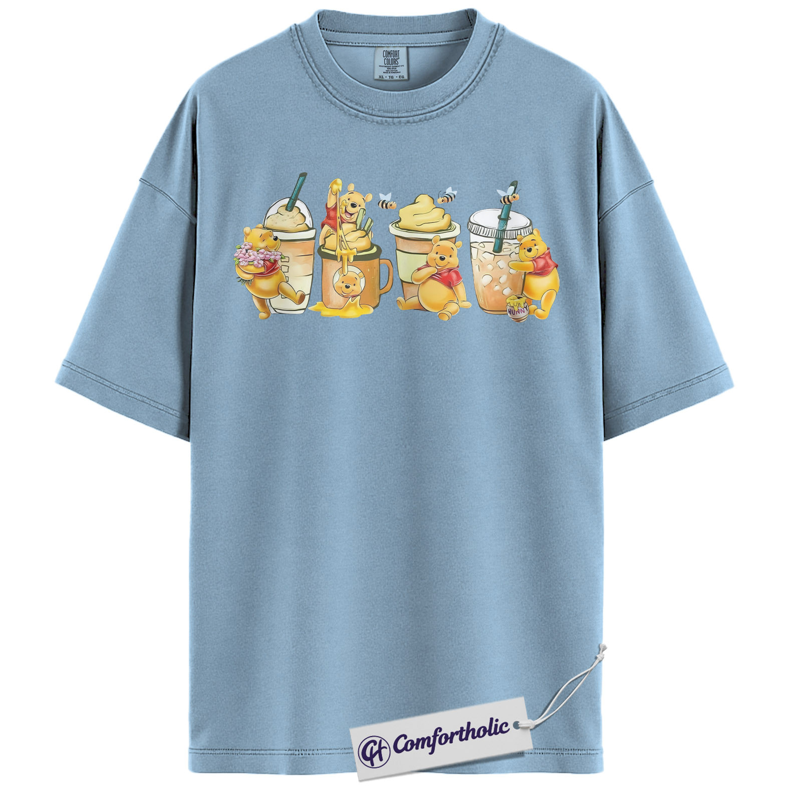 Winnie the Pooh Shirt, Anime Graphic Tee, Comfort Colors Shirt - Image 15