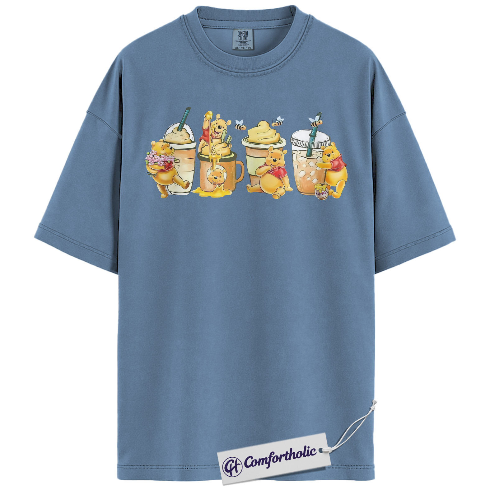 Winnie the Pooh Shirt, Anime Graphic Tee, Comfort Colors Shirt - Image 18