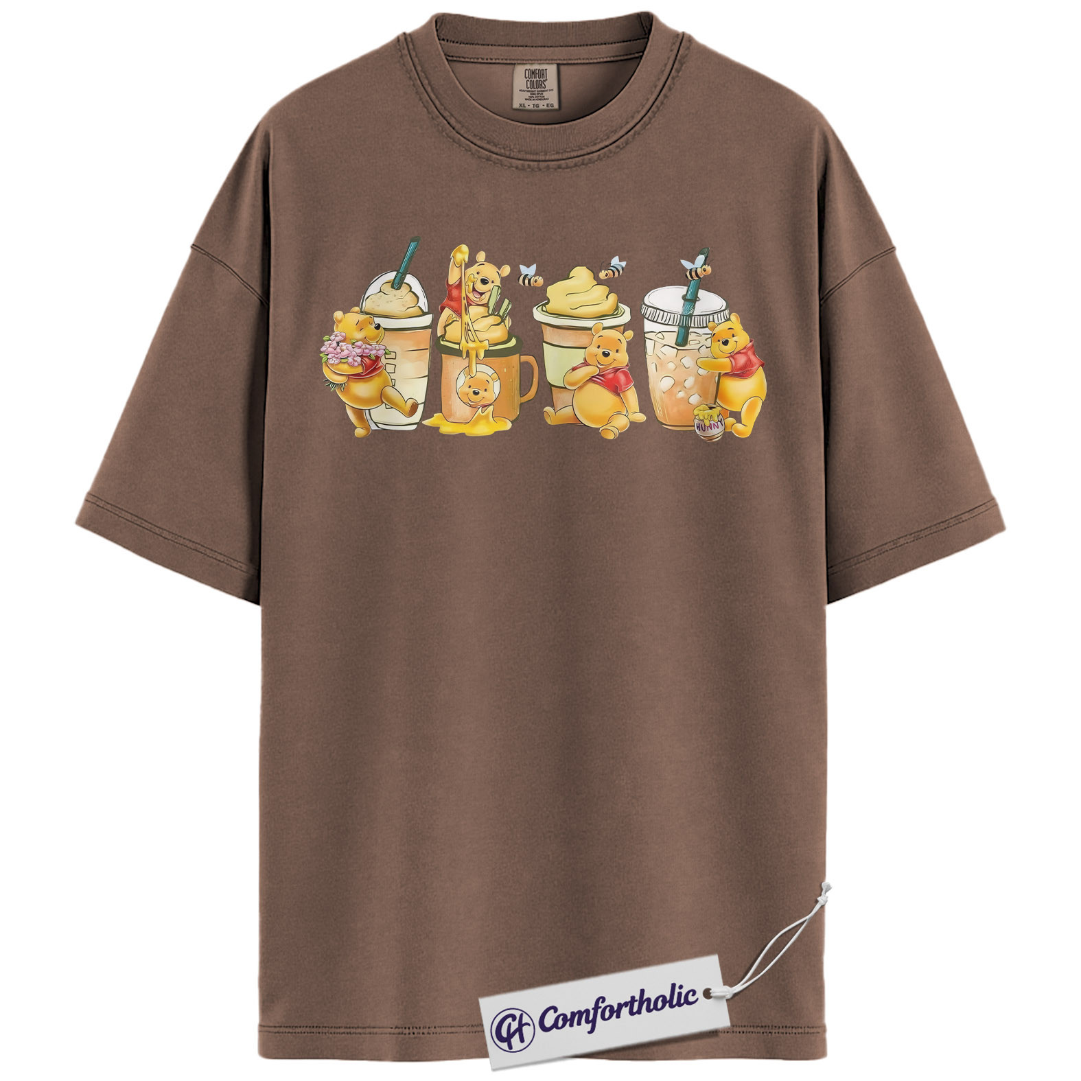 Winnie the Pooh Shirt, Anime Graphic Tee, Comfort Colors Shirt - Image 2