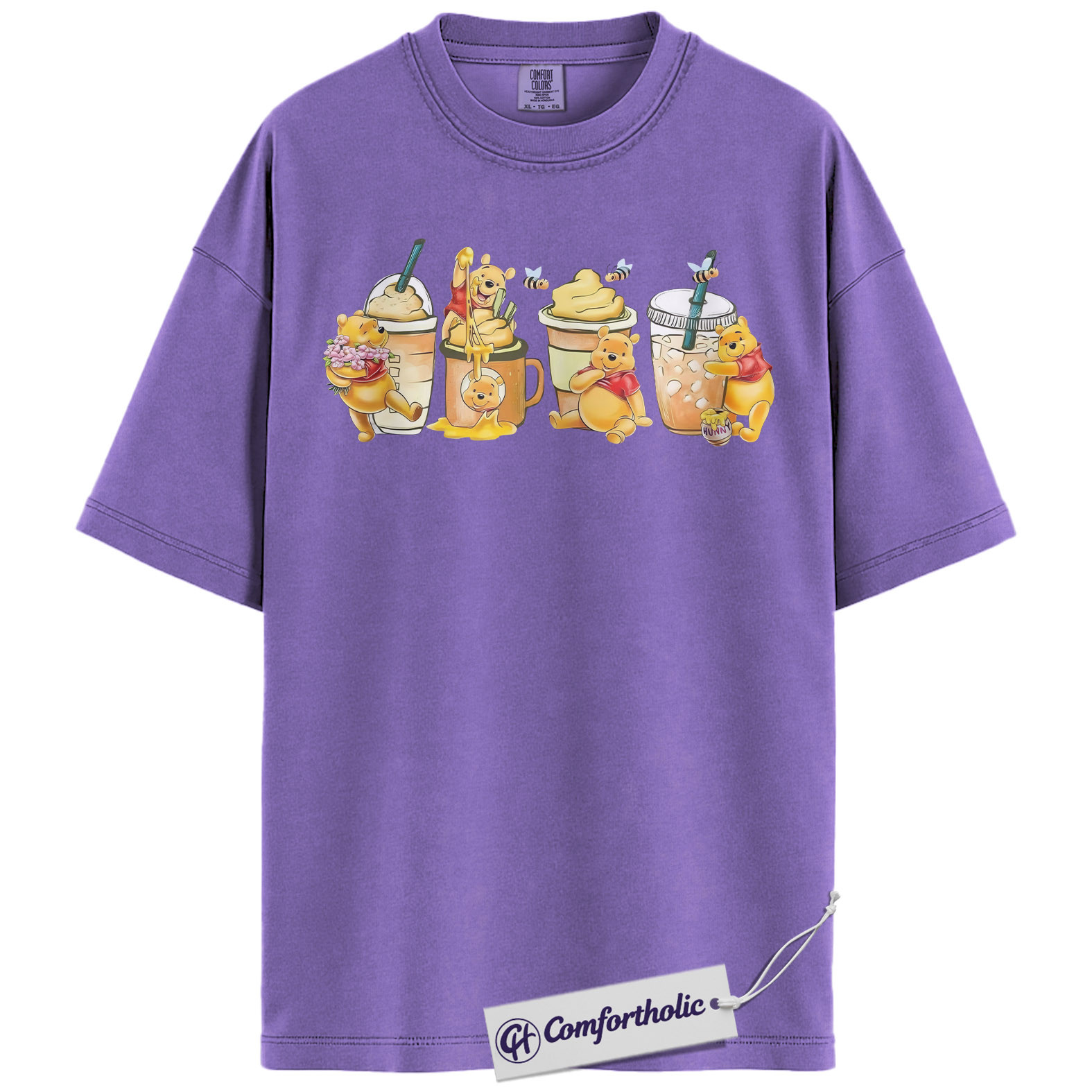 Winnie the Pooh Shirt, Anime Graphic Tee, Comfort Colors Shirt - Image 20