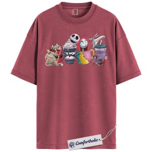 The Nightmare Before Christmas Shirt, Anime Graphic Tee, Comfort Colors Shirt