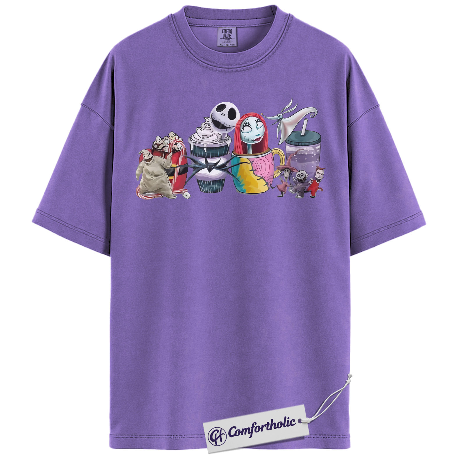 The Nightmare Before Christmas Shirt, Anime Graphic Tee, Comfort Colors Shirt - Image 20