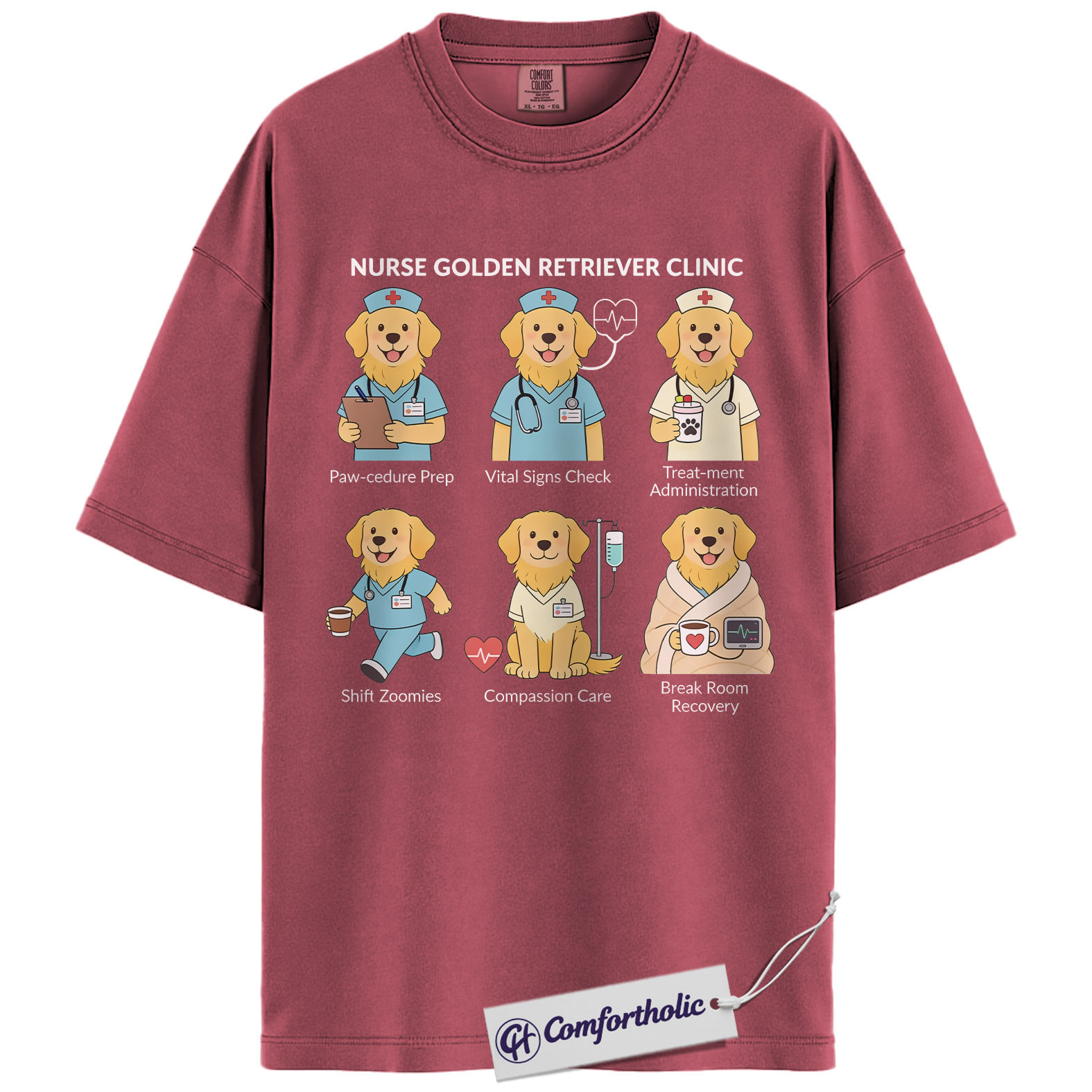 ICU Nurse Shirt, Minimalist Medical Icons Graphic Tee, Intensive Care Unit RN T-Shirt, Gift for ICU Nurses & Critical Care Staff, Comfort Colors Shirt - Image 18