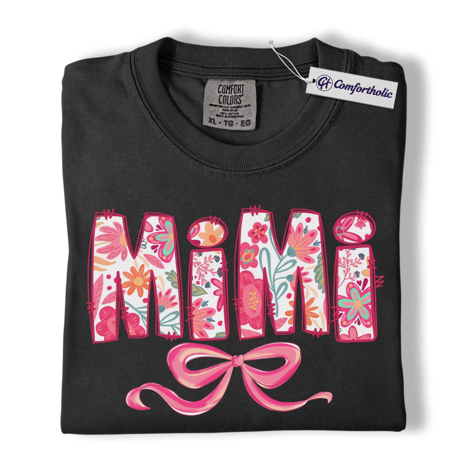 St Patrick’s Day Mama Shirt, Cute Checkered Shamrock Graphic Tee, Lucky Irish Mom T-Shirt, St Paddy’s Day Gift for Mom, Comfort Colors Shirt - Image 3