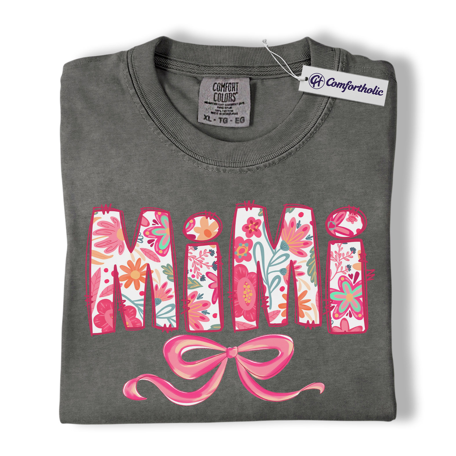 St Patrick’s Day Mama Shirt, Cute Checkered Shamrock Graphic Tee, Lucky Irish Mom T-Shirt, St Paddy’s Day Gift for Mom, Comfort Colors Shirt - Image 4