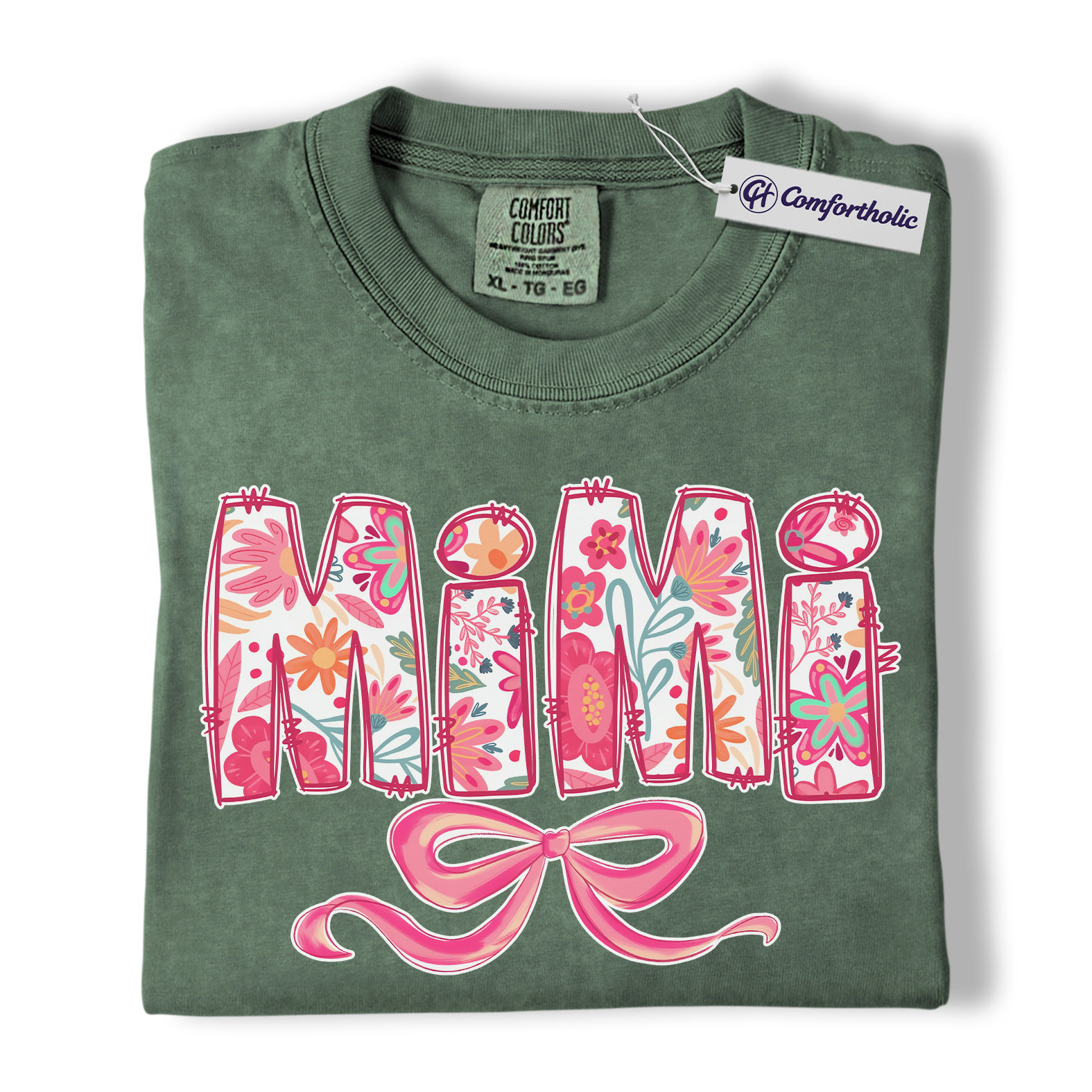 St Patrick’s Day Mama Shirt, Cute Checkered Shamrock Graphic Tee, Lucky Irish Mom T-Shirt, St Paddy’s Day Gift for Mom, Comfort Colors Shirt - Image 6