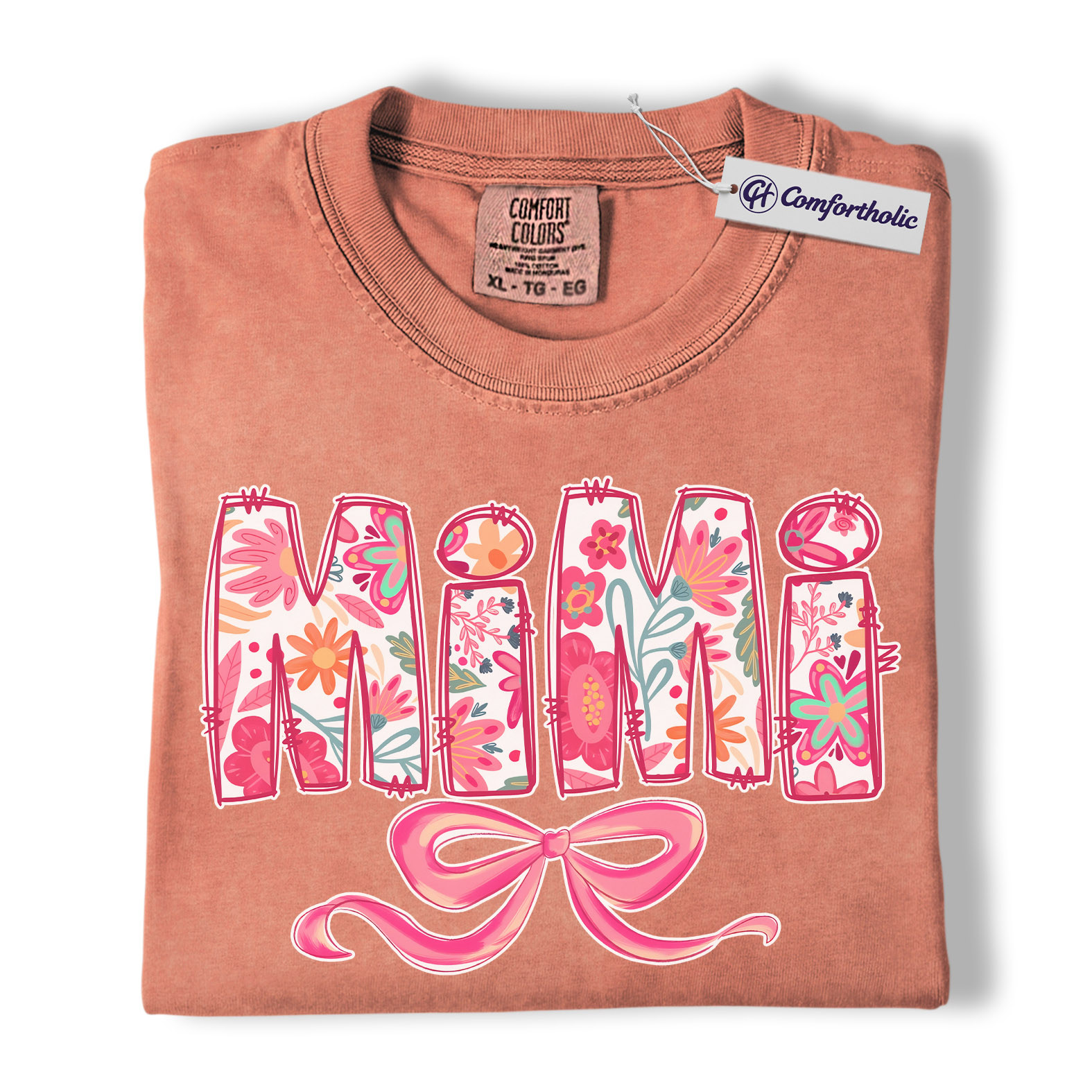 St Patrick’s Day Mama Shirt, Cute Checkered Shamrock Graphic Tee, Lucky Irish Mom T-Shirt, St Paddy’s Day Gift for Mom, Comfort Colors Shirt - Image 8