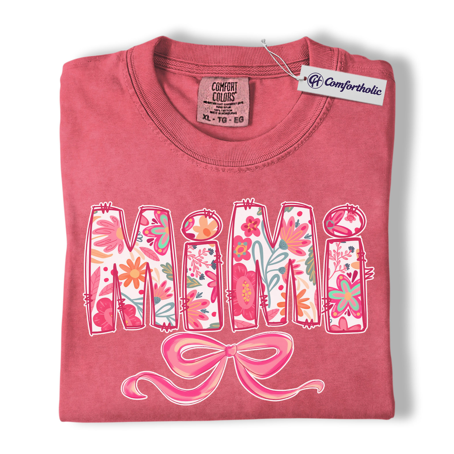 St Patrick’s Day Mama Shirt, Cute Checkered Shamrock Graphic Tee, Lucky Irish Mom T-Shirt, St Paddy’s Day Gift for Mom, Comfort Colors Shirt - Image 9