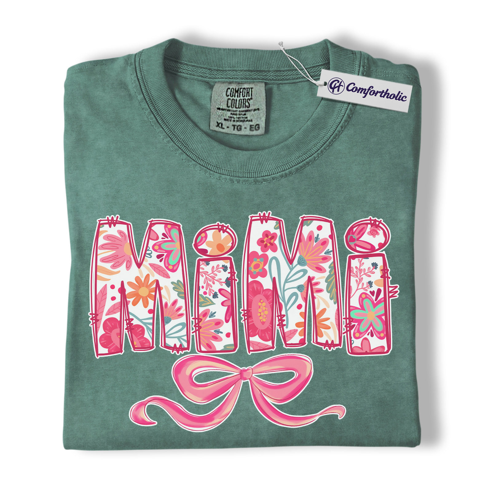 St Patrick’s Day Mama Shirt, Cute Checkered Shamrock Graphic Tee, Lucky Irish Mom T-Shirt, St Paddy’s Day Gift for Mom, Comfort Colors Shirt - Image 10