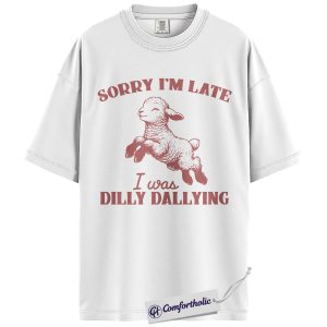 Alternative view of Funny Sheep Shirt, Vintage Farm Animal Graphic Tee, Lamb Lover T-Shirt, Gift for Farmers & Animal Lovers, Comfort Colors Shirt