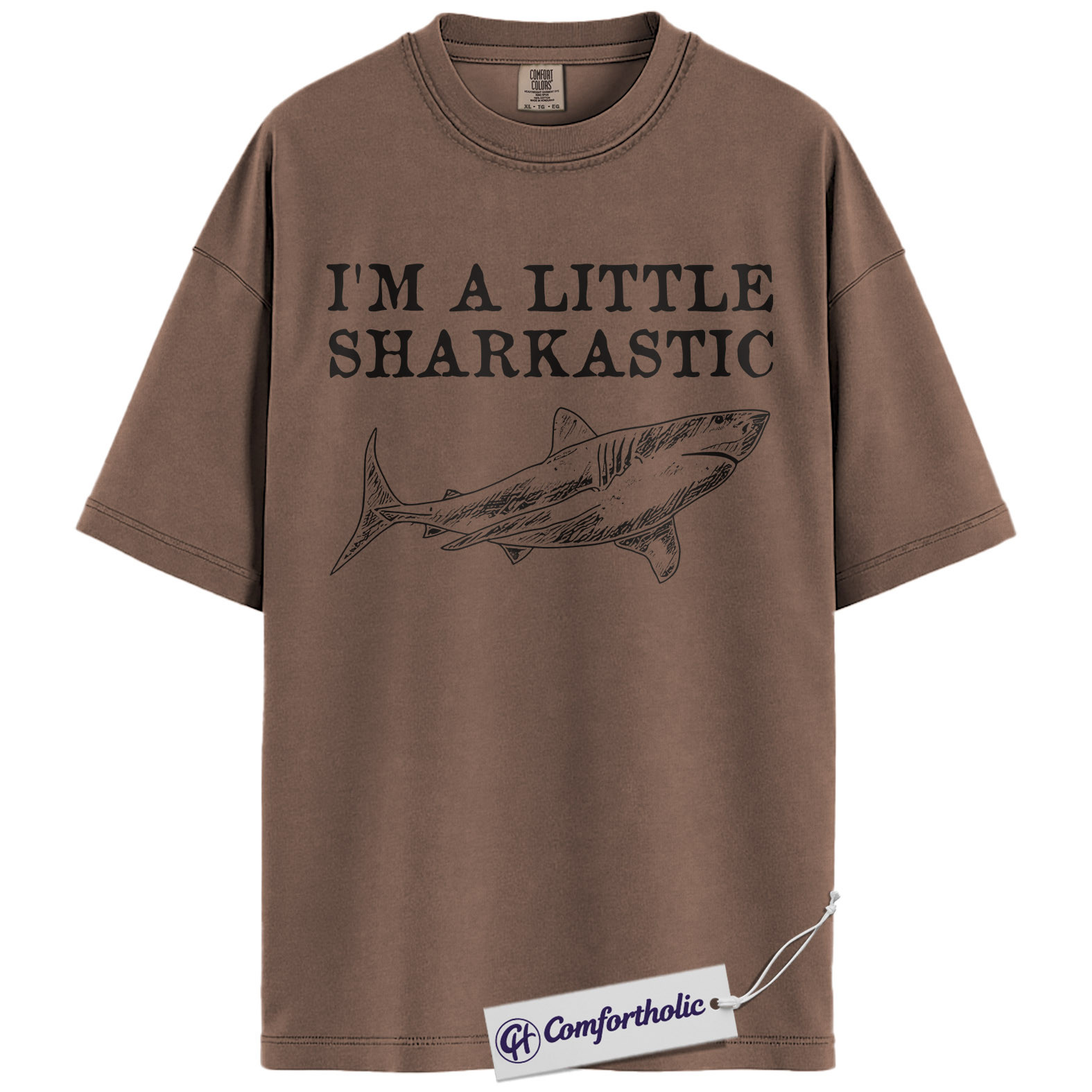Sharkastic Shirt, Funny Shark Pun Graphic Tee, Shark Lover Ocean T-Shirt, Gift for Sea Animal Lovers, Comfort Colors Shirt - Image 19