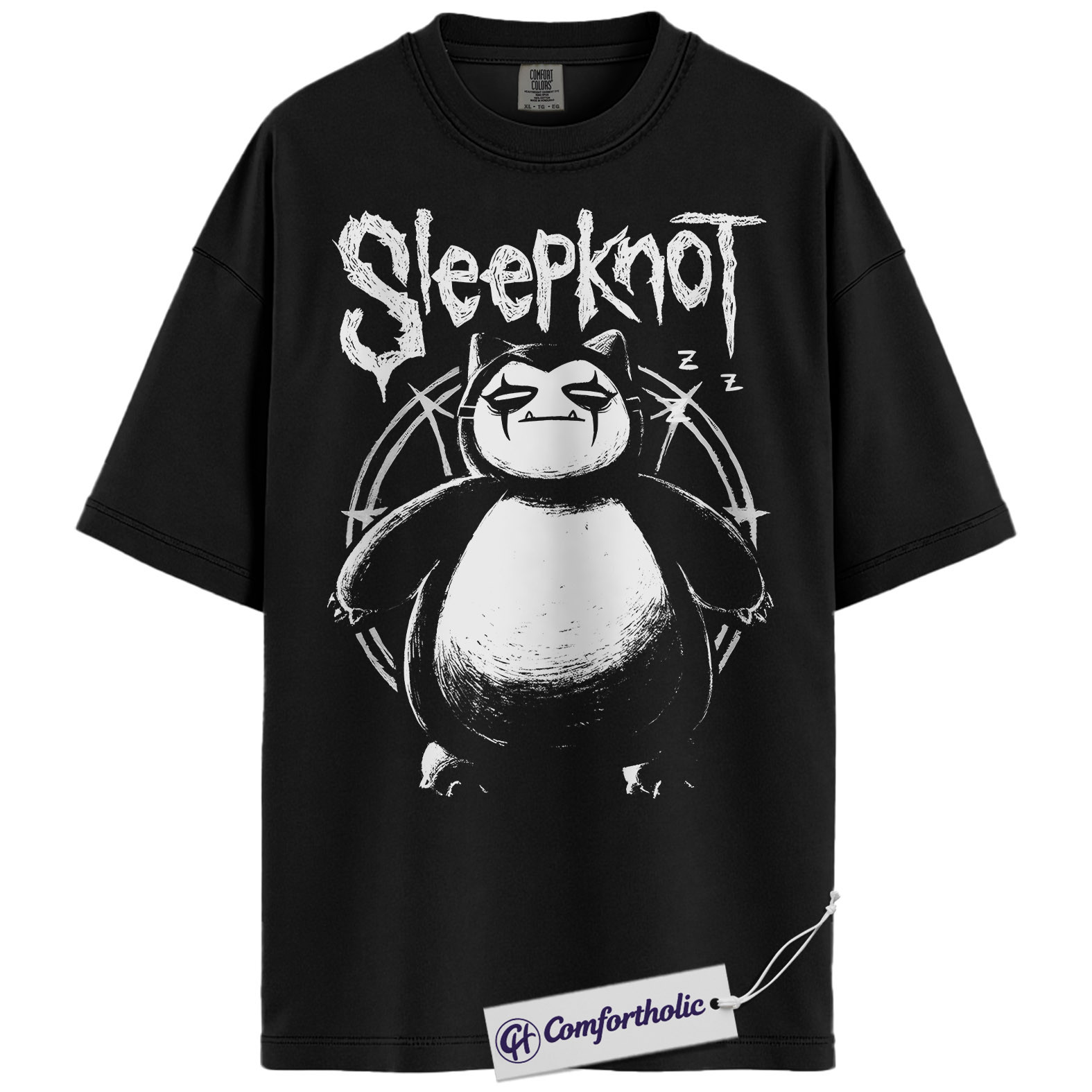 Snorlax Shirt, Pokemon Shirt, PKM Shirt, Anime Graphic Tee, Comfort Colors Shirt