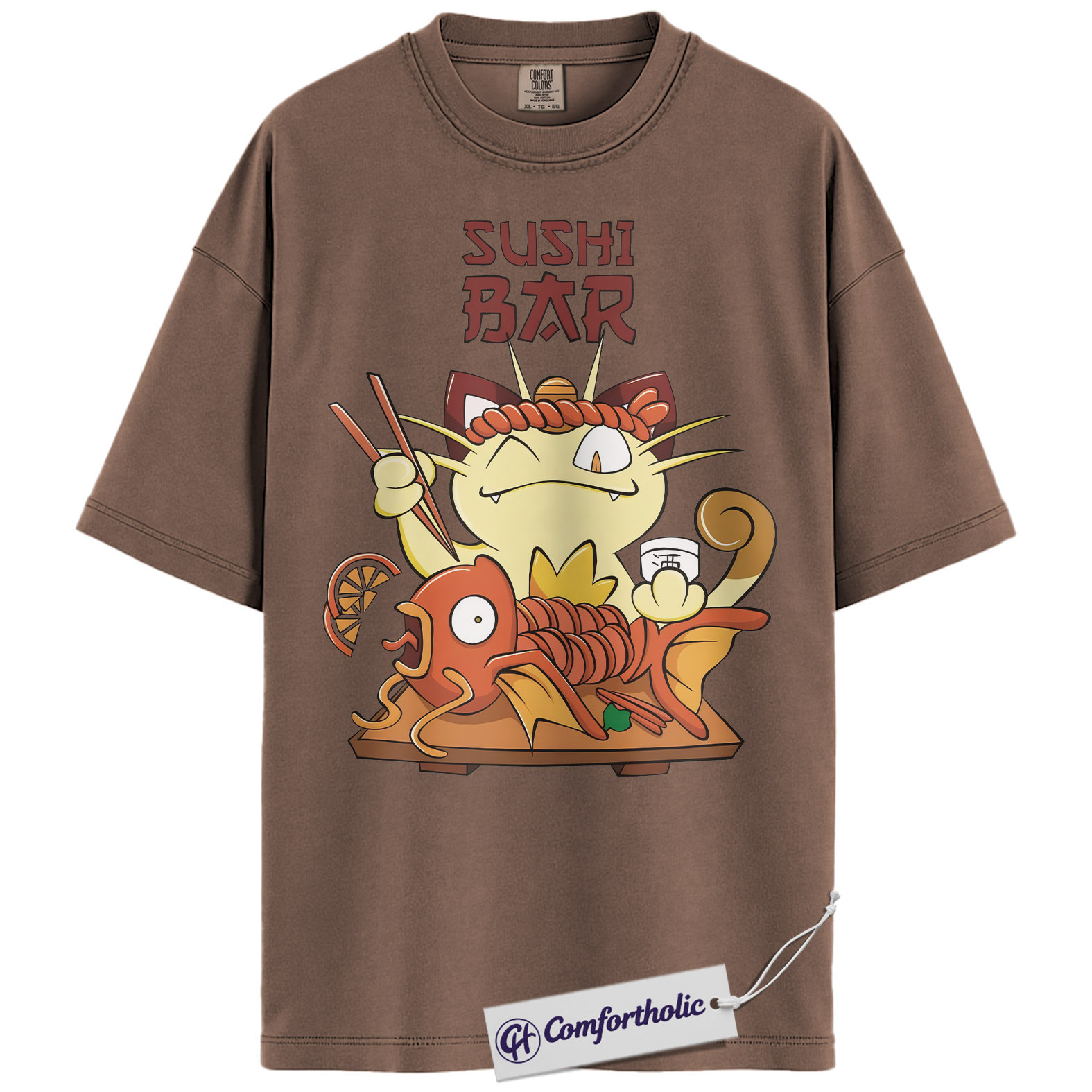 Meowth Shirt, Magikarp Shirt, Pokemon Shirt, PKM Shirt, Anime Graphic Tee, Comfort Colors Shirt - Image 19