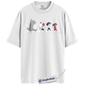 Alternative view of Princess Mononoke Shirt, Spirited Away Shirt, My Neighbor Totoro Shirt, Studio Ghibli Shirt, Anime Graphic Tee, Comfort Colors Shirt
