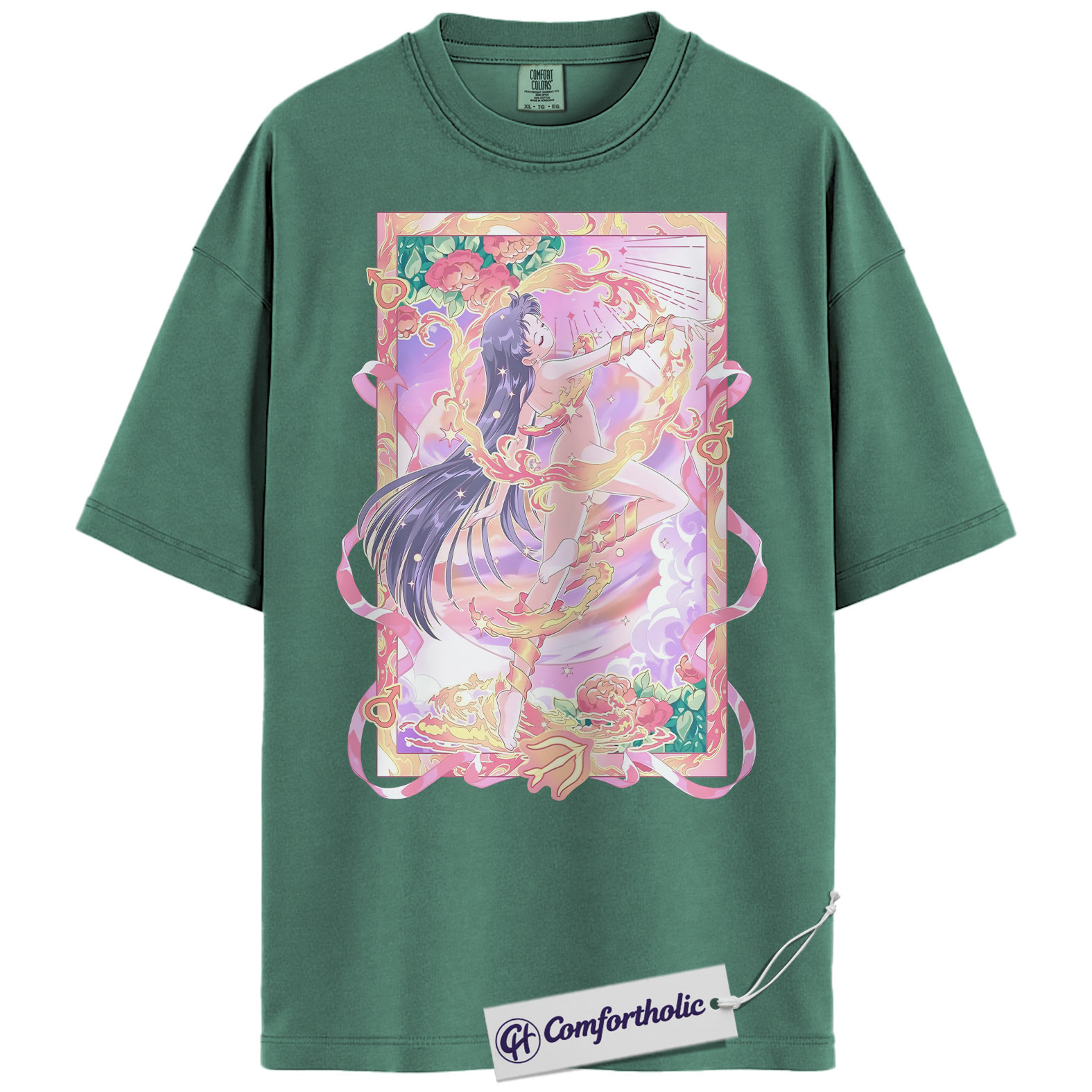 Rei Hino Shirt, Sailor Mars Shirt, Sailor Moon Shirt, Anime Graphic Tee, Comfort Colors Shirt - Image 10