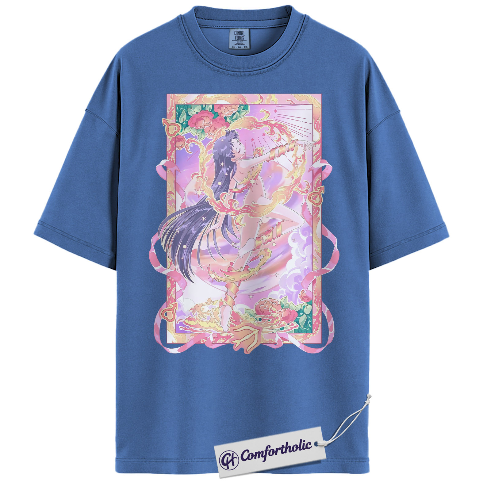 Rei Hino Shirt, Sailor Mars Shirt, Sailor Moon Shirt, Anime Graphic Tee, Comfort Colors Shirt - Image 12
