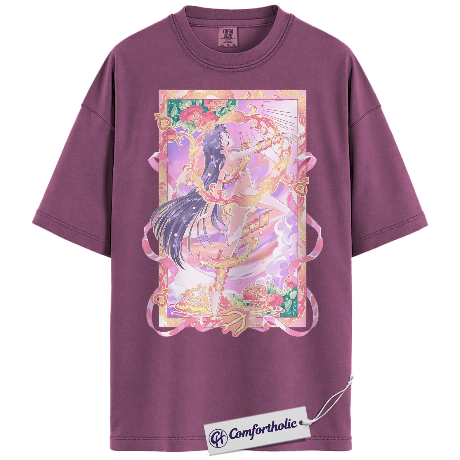 Rei Hino Shirt, Sailor Mars Shirt, Sailor Moon Shirt, Anime Graphic Tee, Comfort Colors Shirt - Image 15