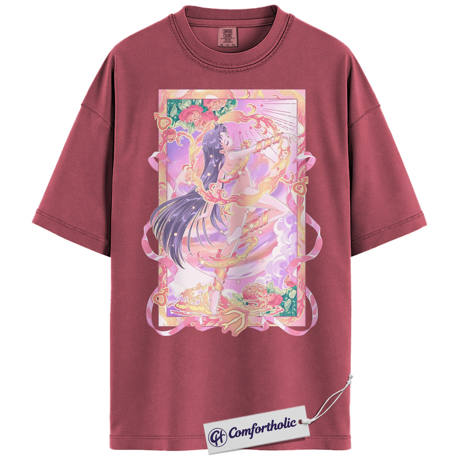 Rei Hino Shirt, Sailor Mars Shirt, Sailor Moon Shirt, Anime Graphic Tee, Comfort Colors Shirt - Image 18
