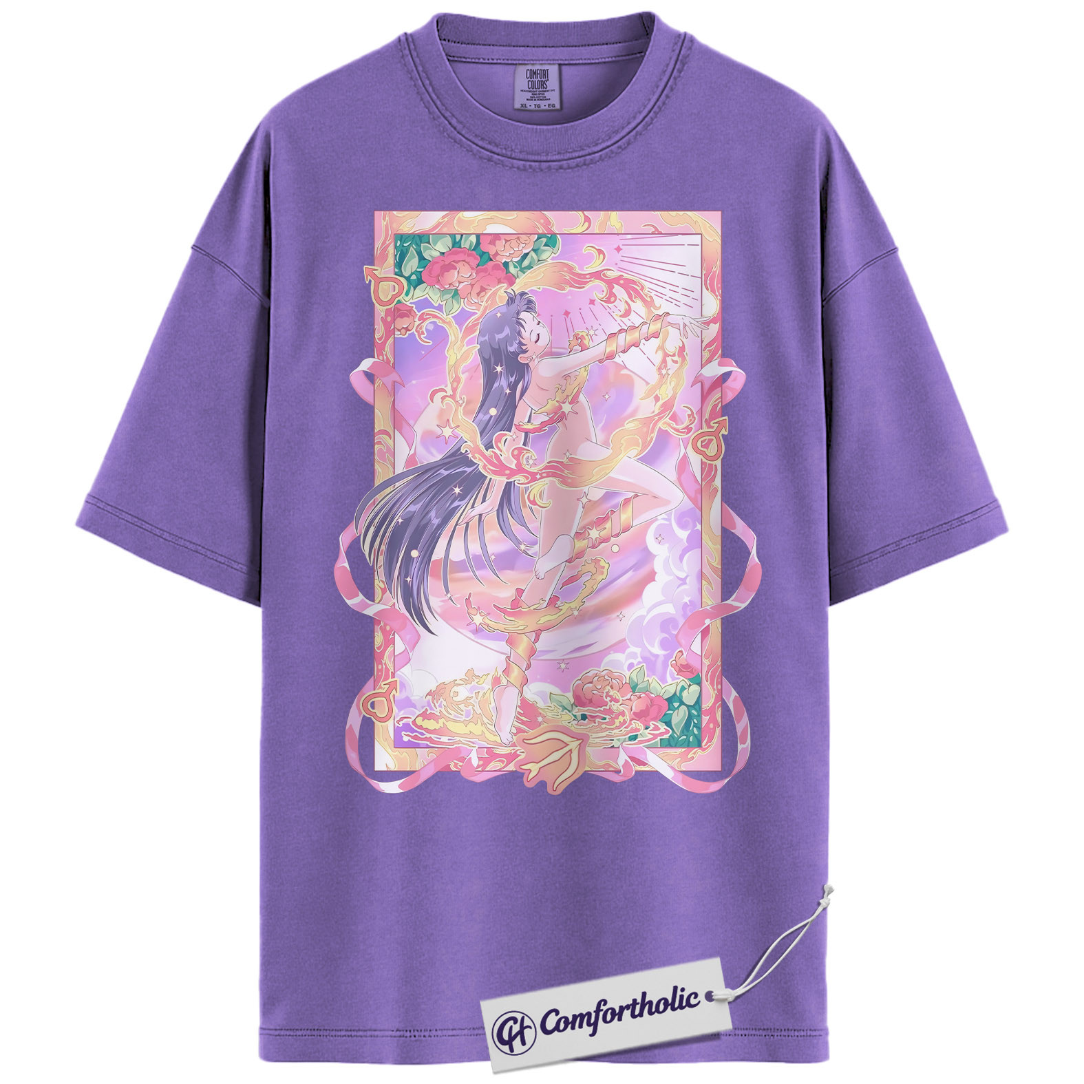 Rei Hino Shirt, Sailor Mars Shirt, Sailor Moon Shirt, Anime Graphic Tee, Comfort Colors Shirt - Image 20