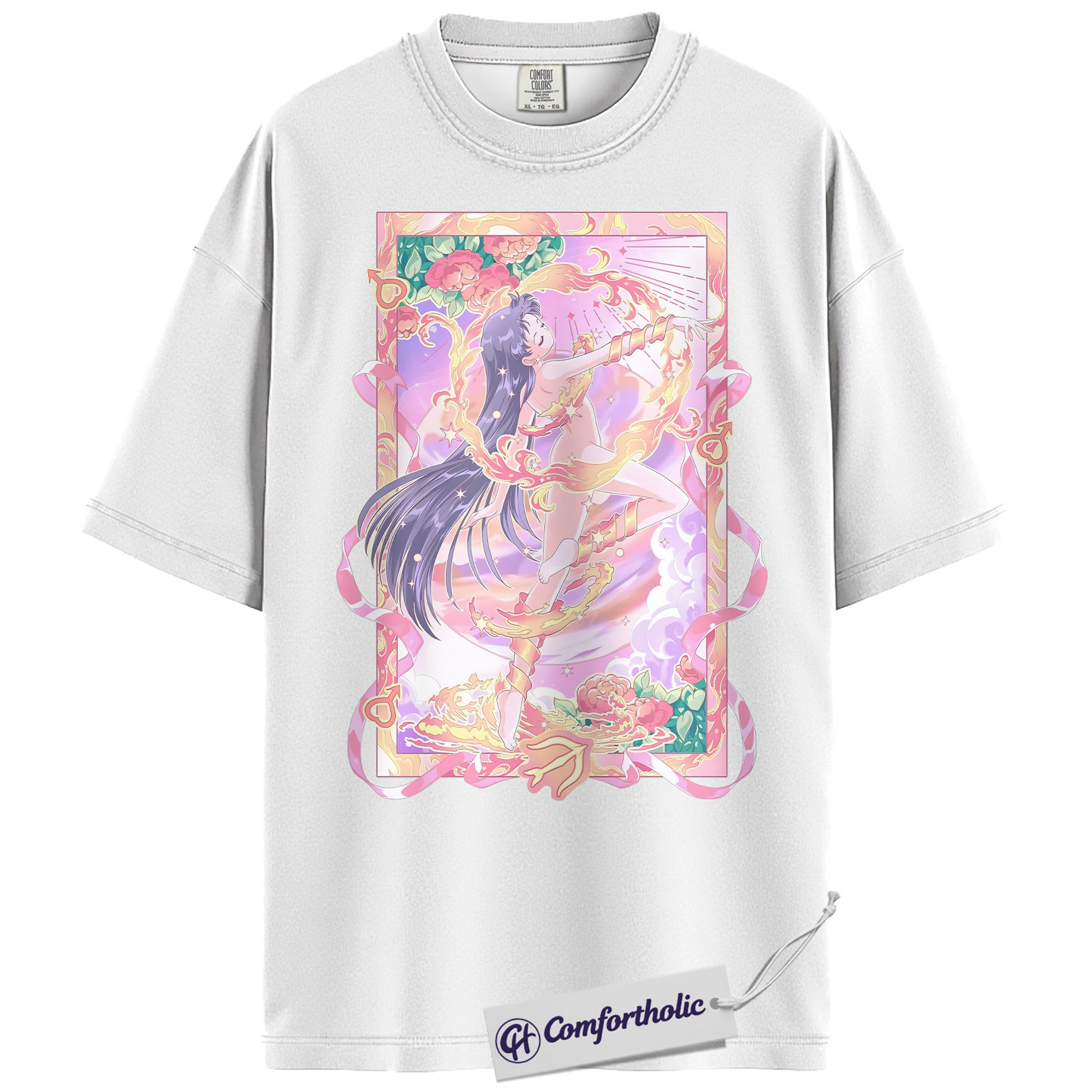 Rei Hino Shirt, Sailor Mars Shirt, Sailor Moon Shirt, Anime Graphic Tee, Comfort Colors Shirt - Image 2