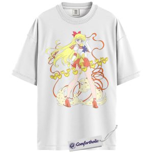Alternative view of Minako Aino Shirt, Sailor Venus Shirt, Sailor Moon Shirt, Anime Graphic Tee, Comfort Colors Shirt