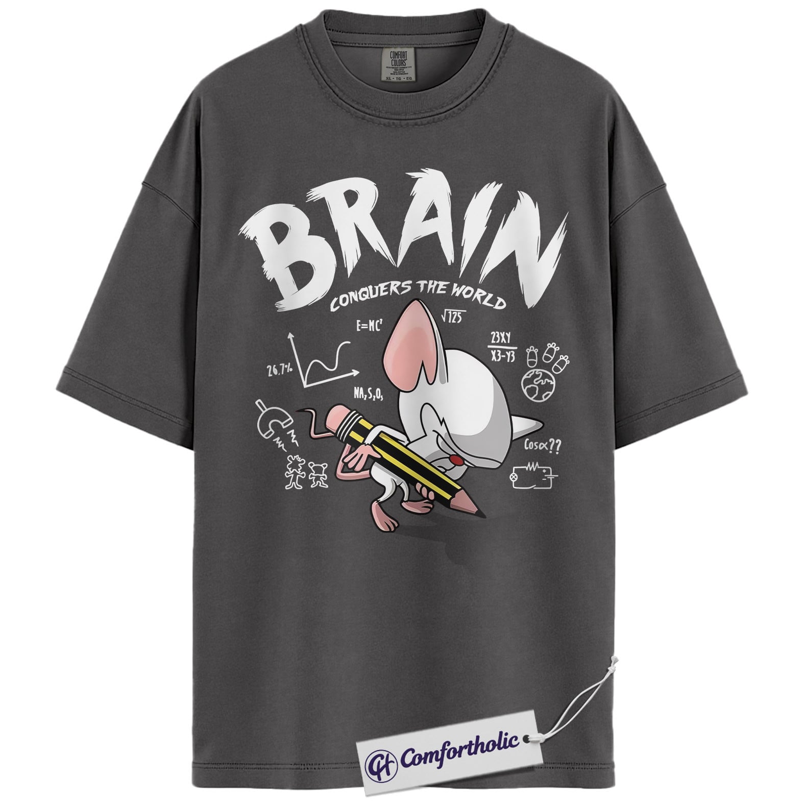 Pinky and the Brain Shirt, Anime Graphic Tee, Comfort Colors Shirt - Image 2