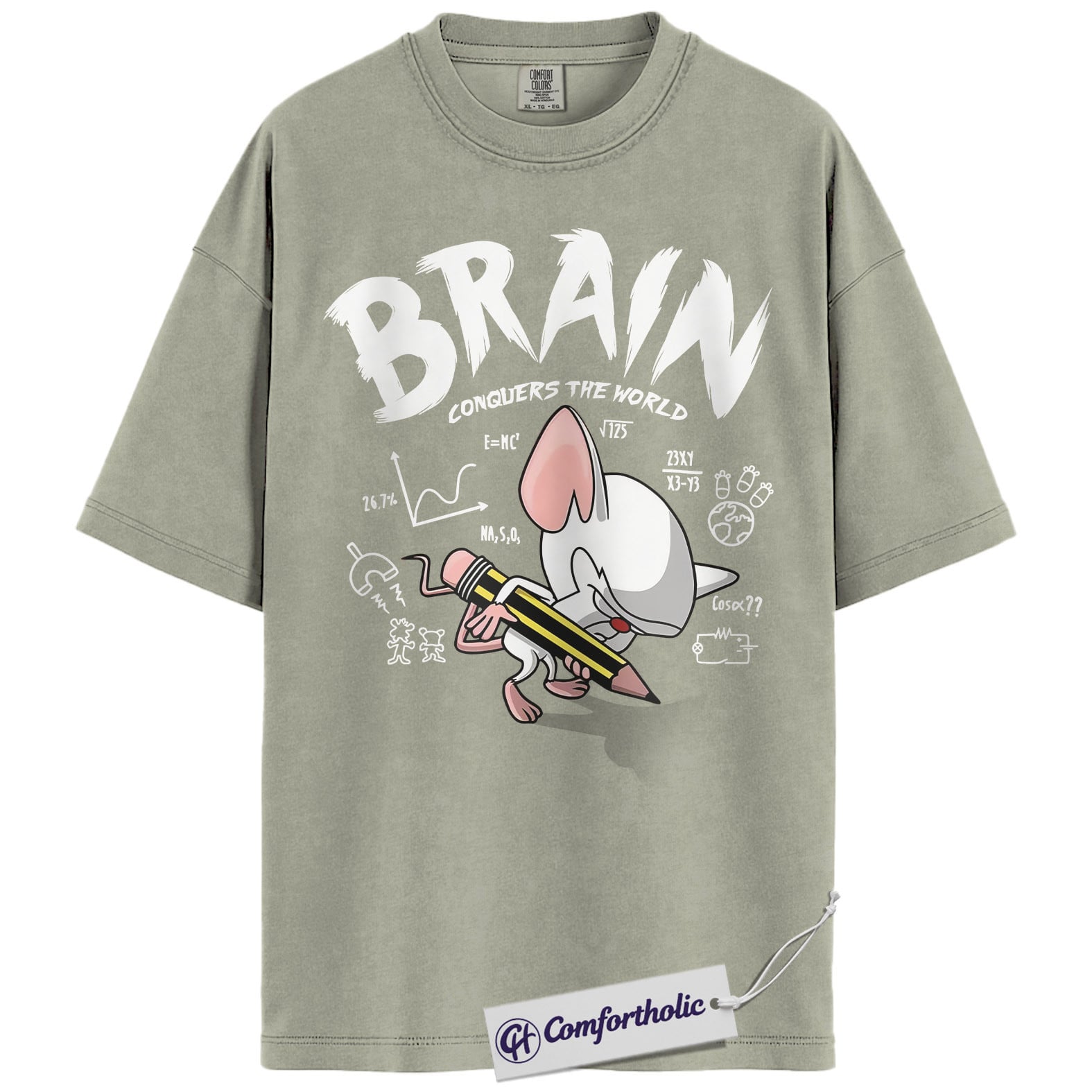 Pinky and the Brain Shirt, Anime Graphic Tee, Comfort Colors Shirt - Image 4
