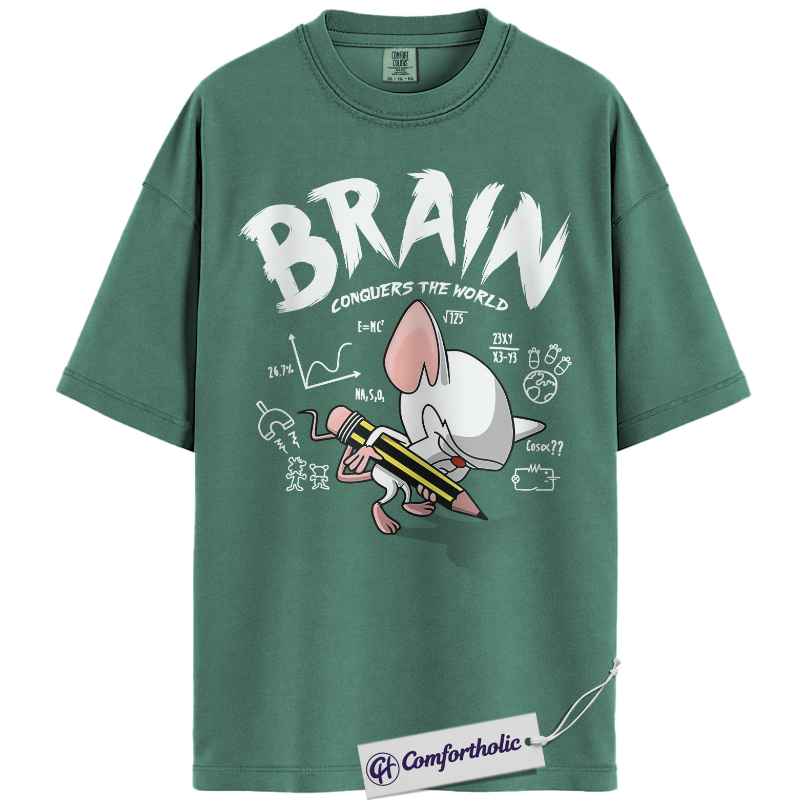 Pinky and the Brain Shirt, Anime Graphic Tee, Comfort Colors Shirt - Image 7