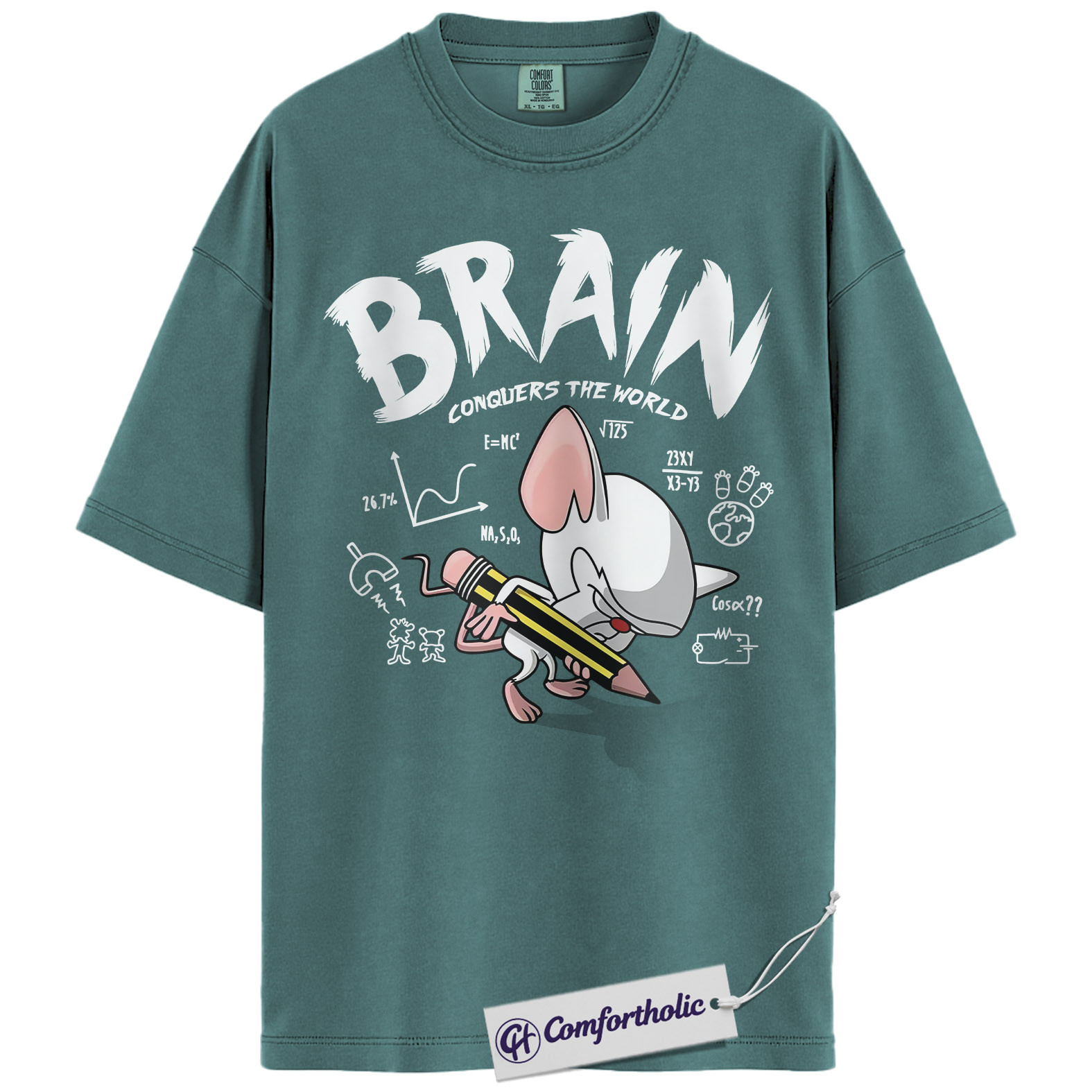 Pinky and the Brain Shirt, Anime Graphic Tee, Comfort Colors Shirt - Image 8