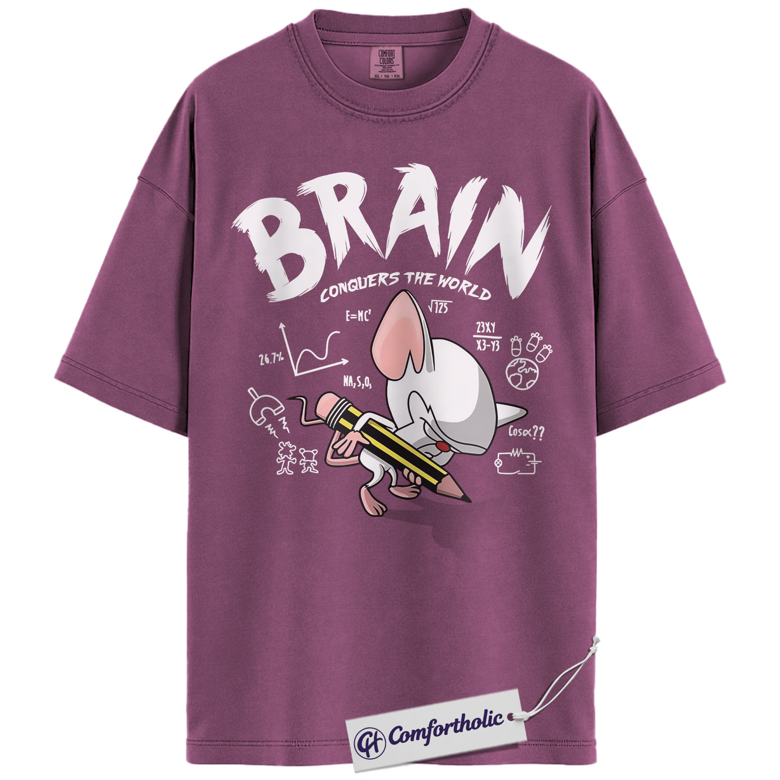 Pinky and the Brain Shirt, Anime Graphic Tee, Comfort Colors Shirt - Image 12