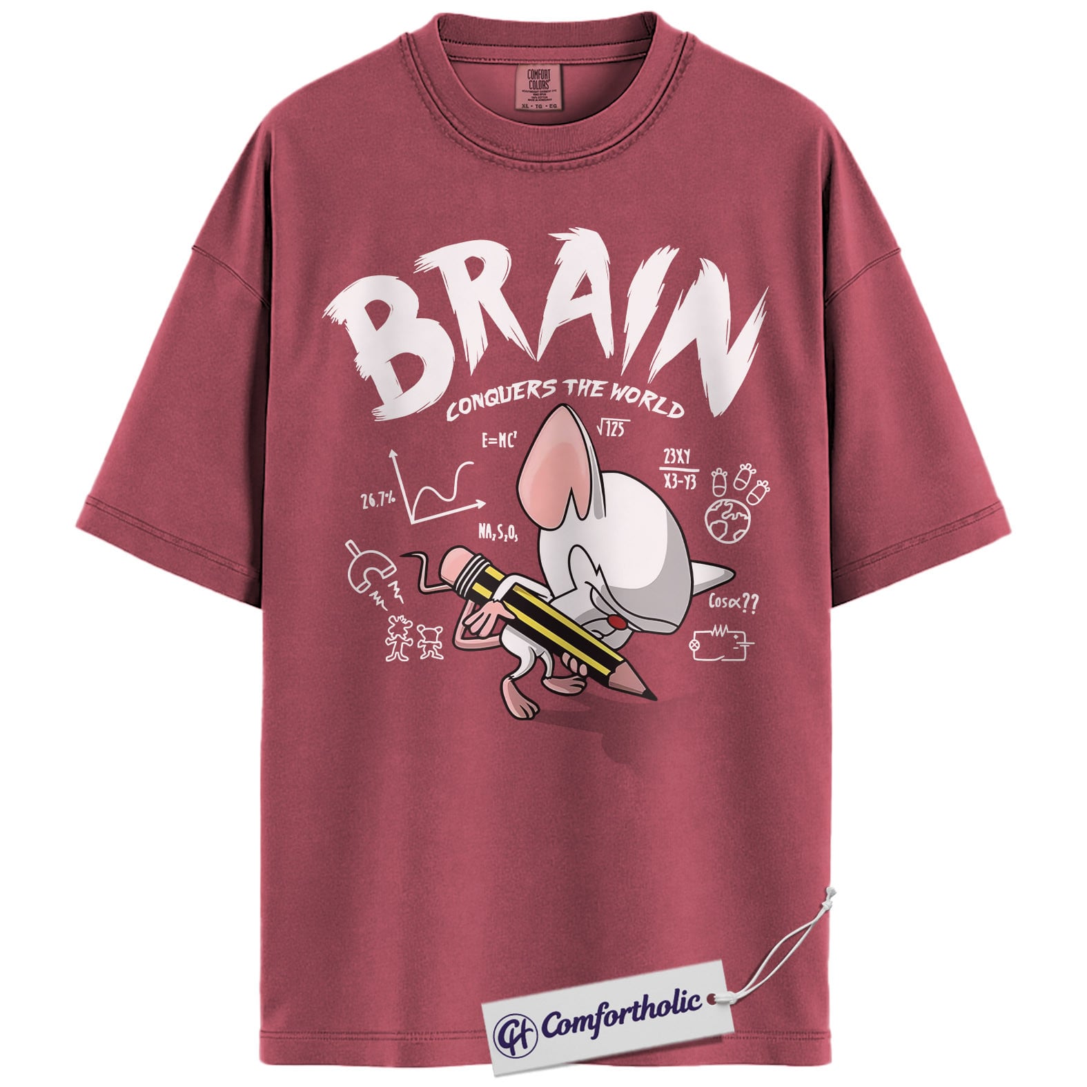 Pinky and the Brain Shirt, Anime Graphic Tee, Comfort Colors Shirt