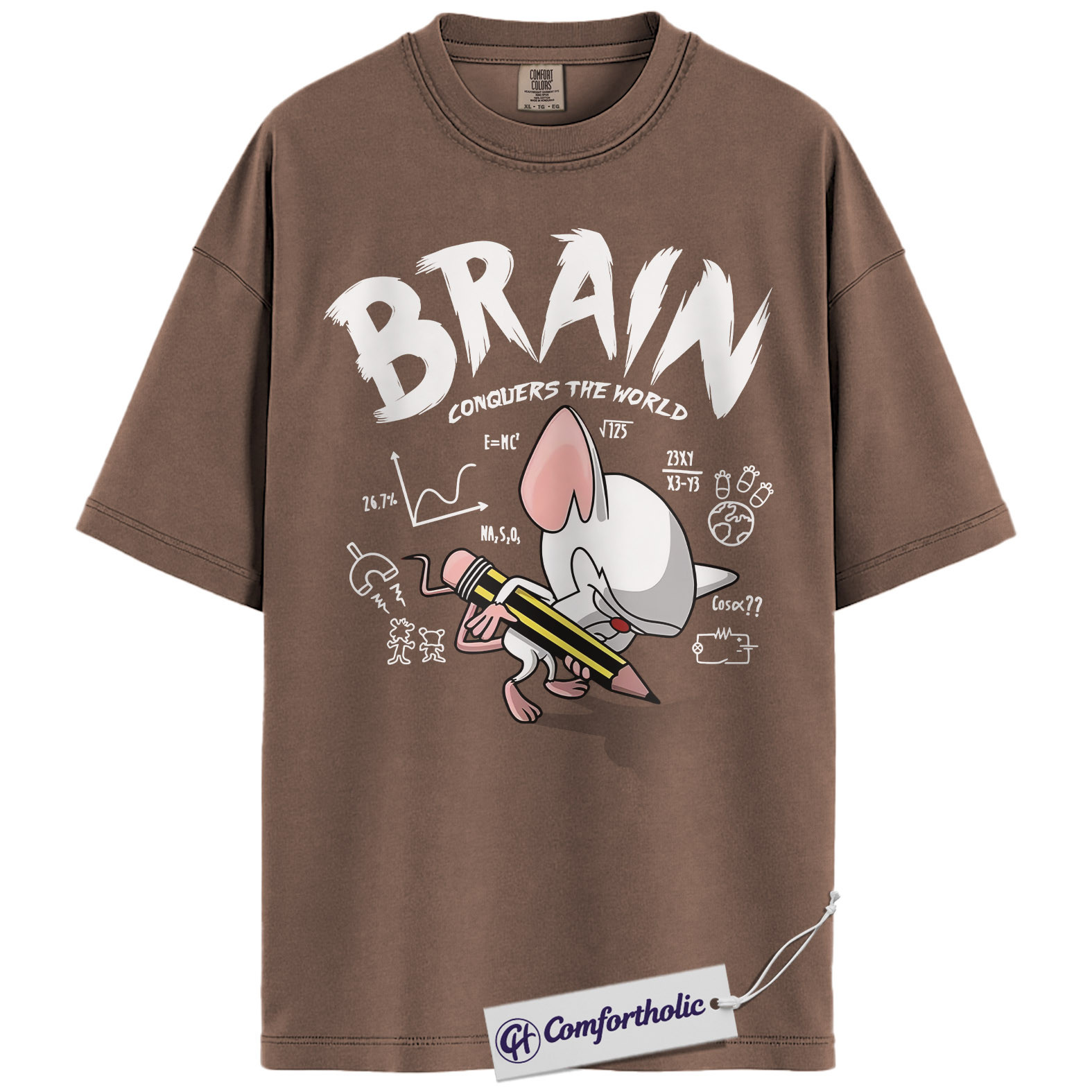 Pinky and the Brain Shirt, Anime Graphic Tee, Comfort Colors Shirt - Image 15