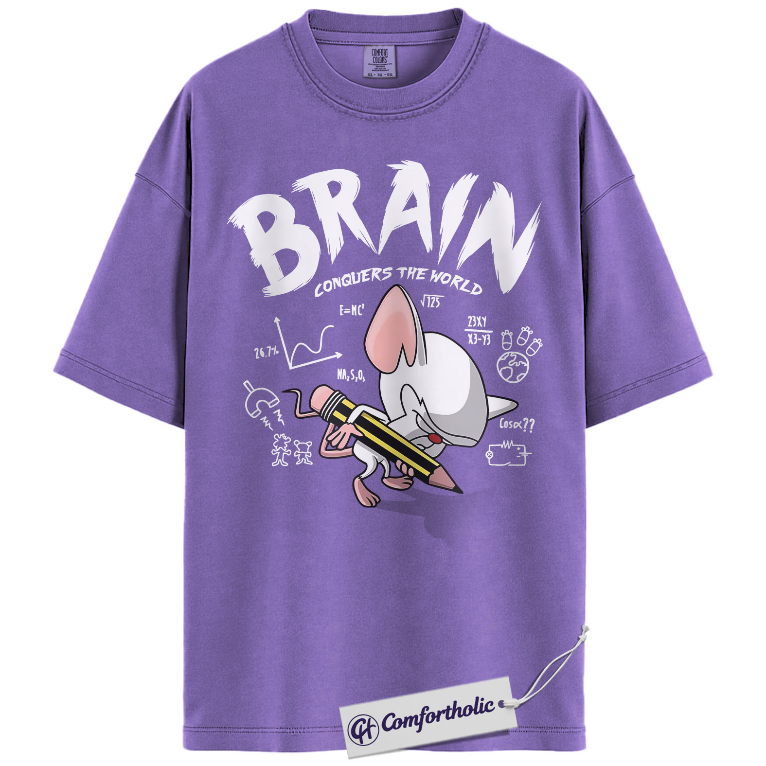 Pinky and the Brain Shirt, Anime Graphic Tee, Comfort Colors Shirt - Image 16