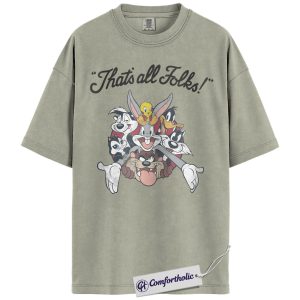 Looney Tunes Shirt, Anime Graphic Tee, Comfort Colors Shirt