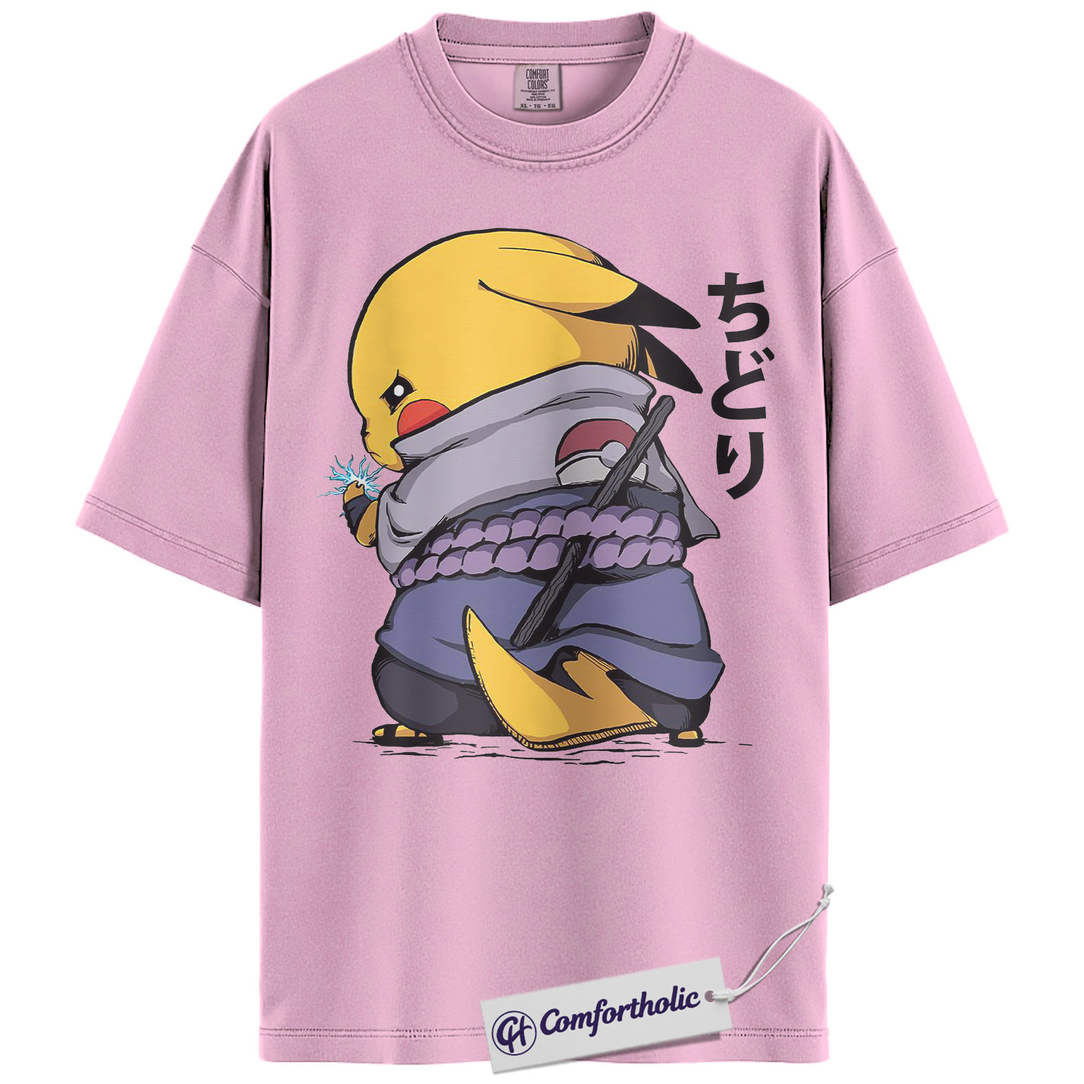 Pikachu Shirt, Pokemon Shirt, Anime Graphic Tee, Comfort Colors Shirt - Image 6