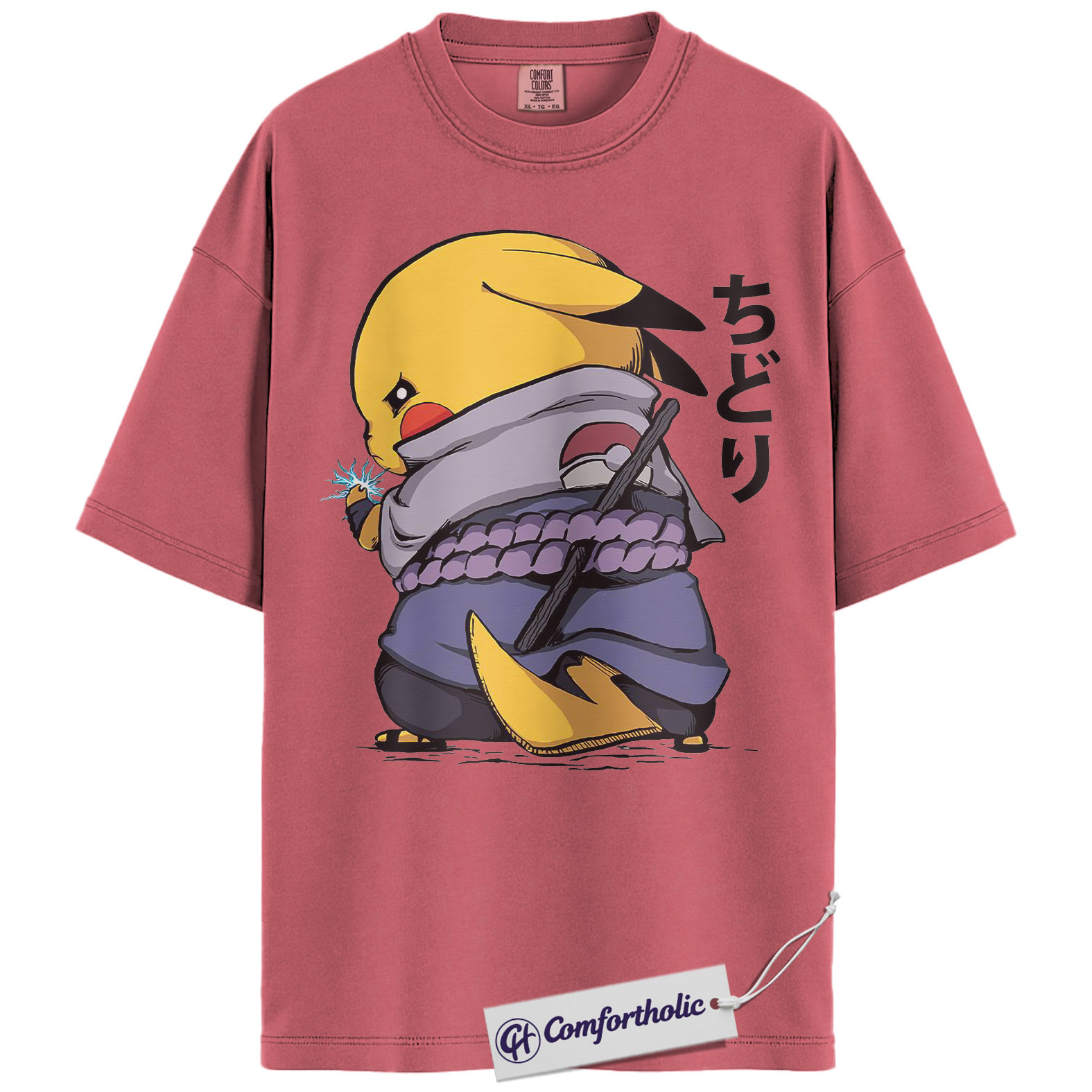 Pikachu Shirt, Pokemon Shirt, Anime Graphic Tee, Comfort Colors Shirt - Image 7