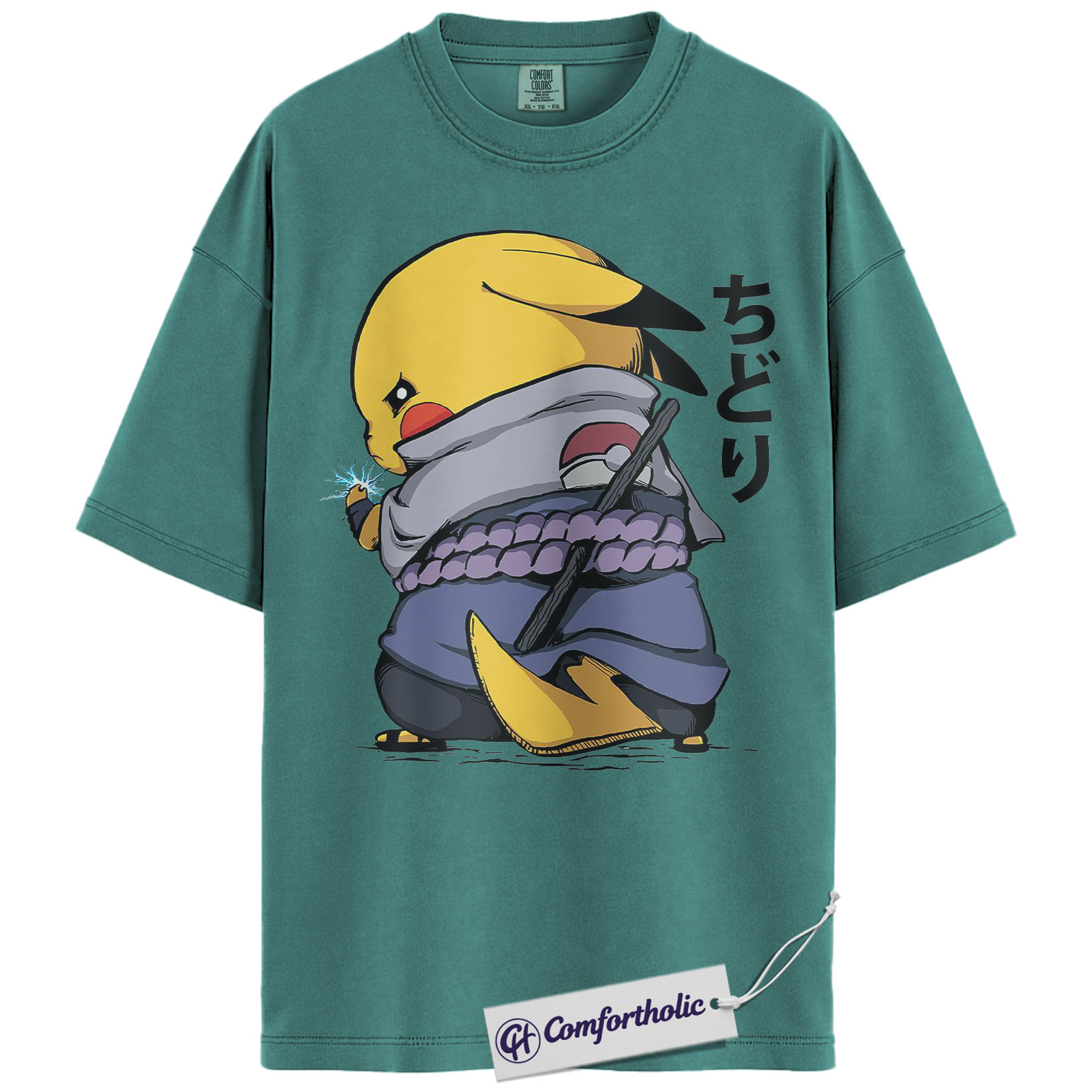 Pikachu Shirt, Pokemon Shirt, Anime Graphic Tee, Comfort Colors Shirt - Image 11