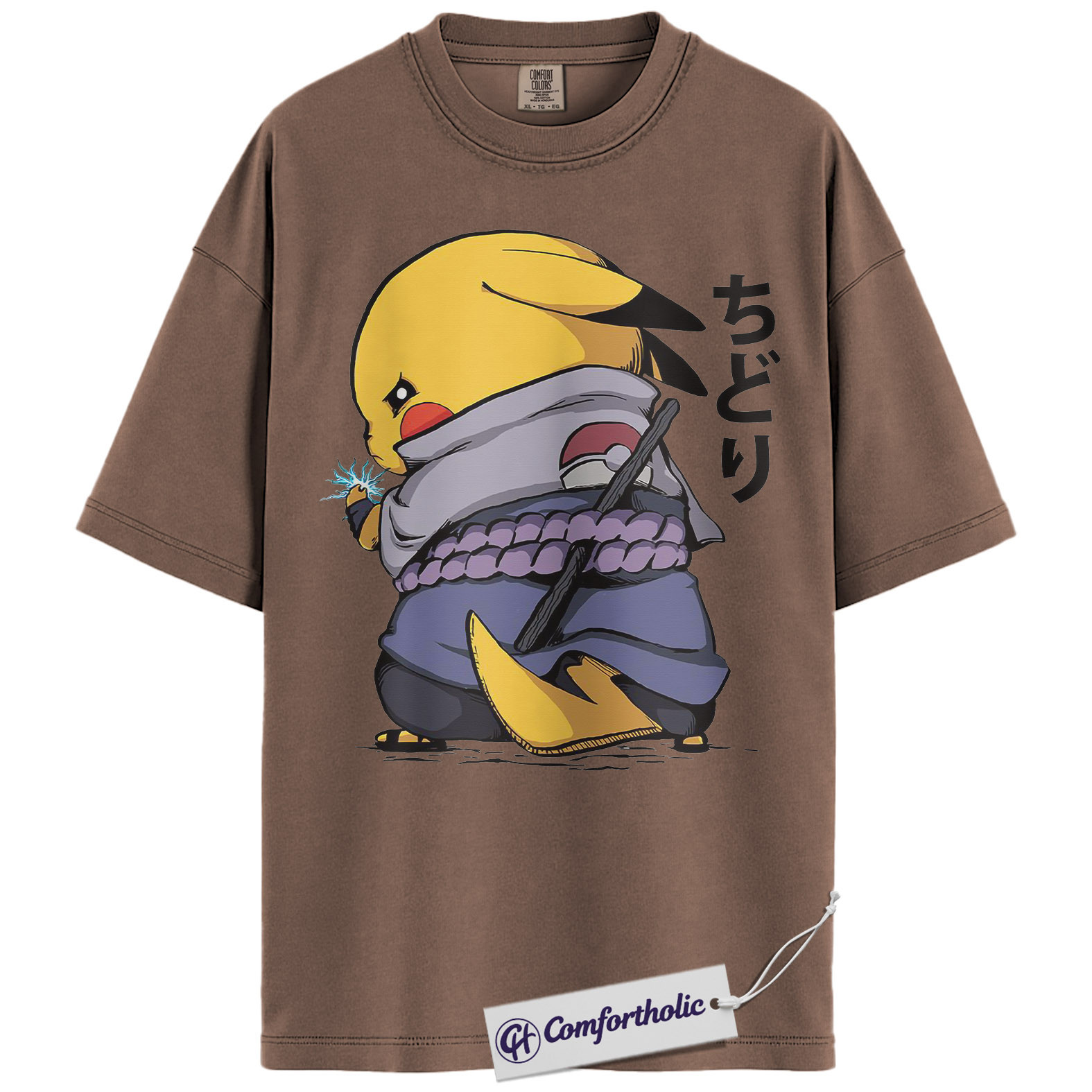 Pikachu Shirt, Pokemon Shirt, Anime Graphic Tee, Comfort Colors Shirt - Image 17